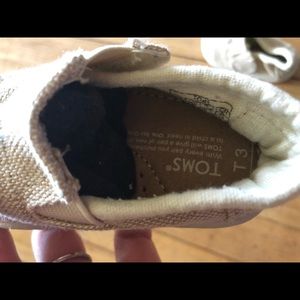 Toms Shoes - Baby toms slip on size t3 Toms Shoes - Baby toms slip on size t3